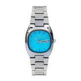 Daniel Power Women's Metal Analog Watch – Sea Blue Dial
