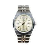 Elegance Land Dweller Analog Watch (White)