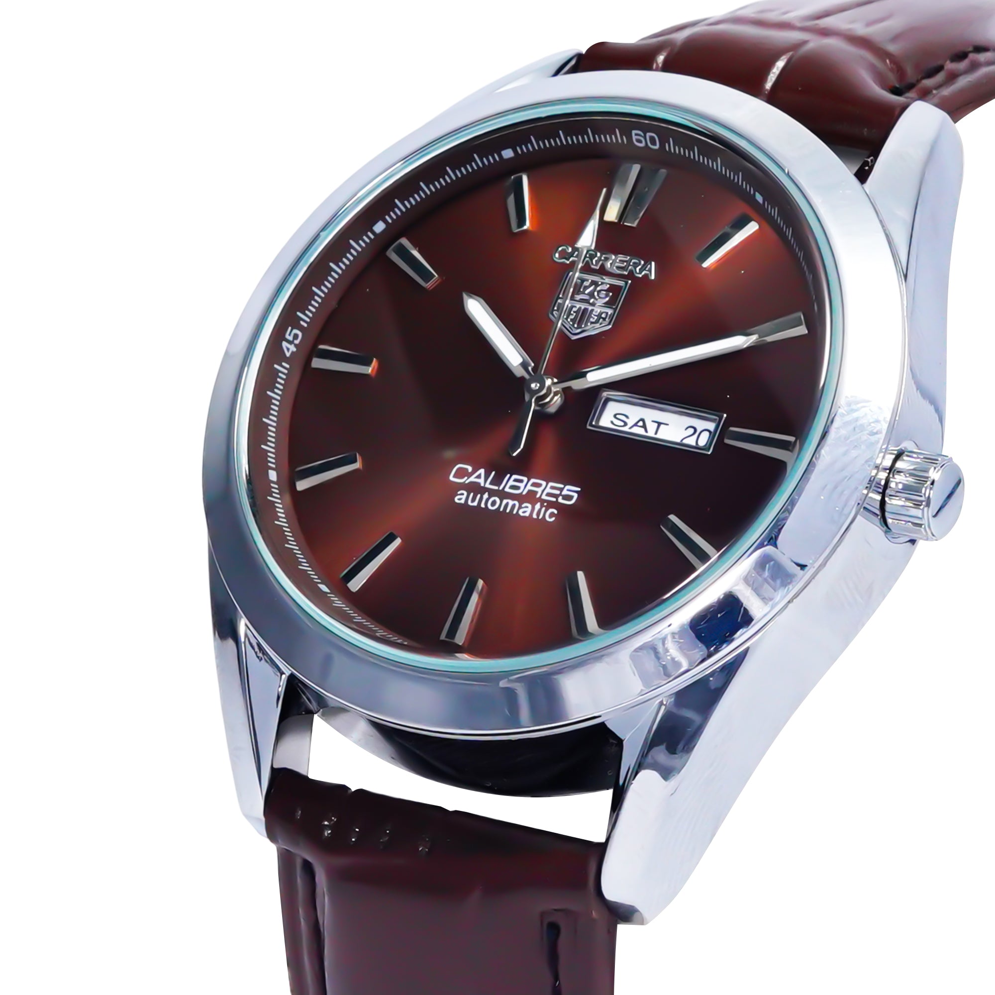 Tag Heuer Calibre 5 – Warm Browns, Timeless Vibes
