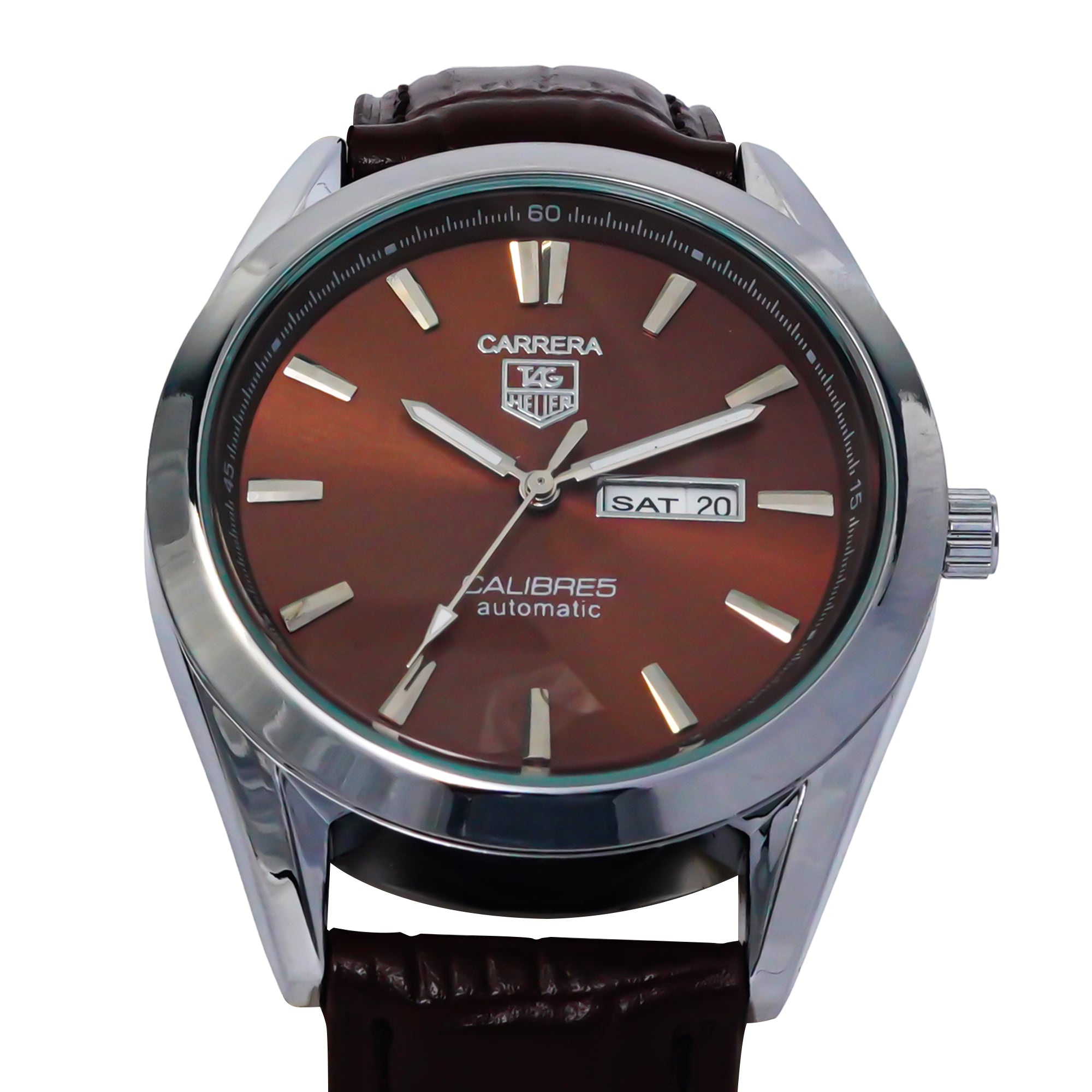 Tag Heuer Calibre 5 – Warm Browns, Timeless Vibes