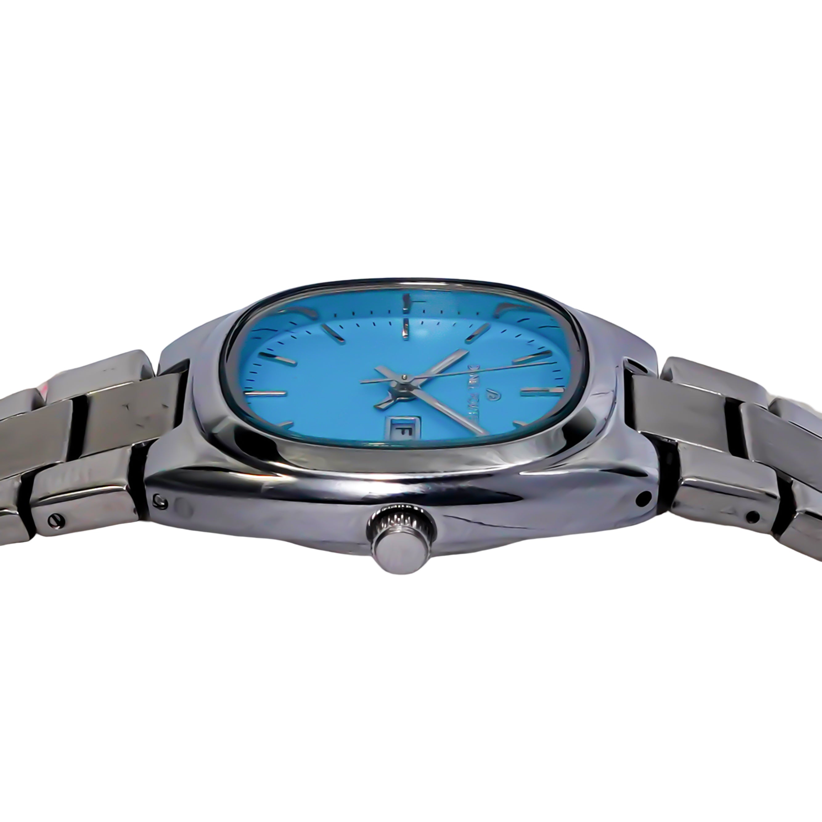 Daniel Power Women's Metal Analog Watch – Sea Blue Dial