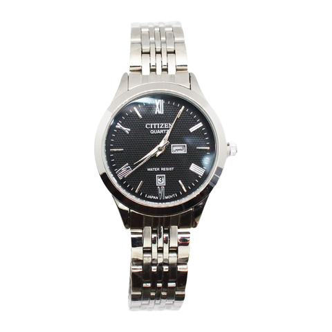 Ci-tizen Powermatic Day-Date Black Dial Stainless Steel Ladies Watch